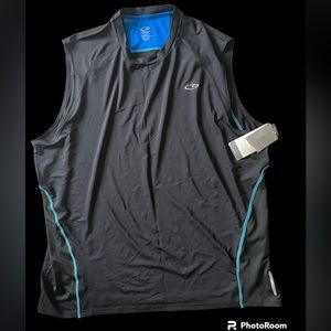 Mens Athletic Tank Top Quick Dry Training Sports Sleeveless T Shirt Size XXL